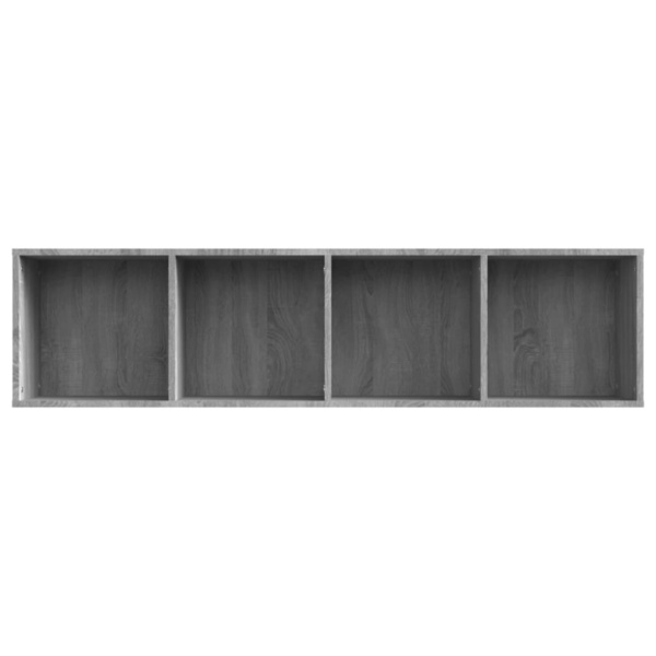 vidaXL Bücherschrank/TV-Schrank Grau Sonoma 143x30x36cm Holzwerkstoff 815271 Bild 8