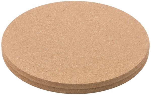 METALTEX 569819000 2er-Set Topfuntersetzer Ø 20 cm, Kork