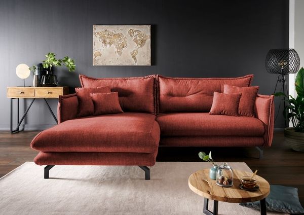 Vintage Designer Ecksofa Lava von Benformato - in Mikrofaser oder exklusivem Cord-Stoff