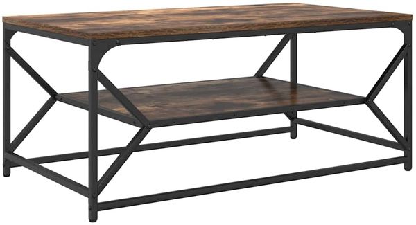 vidaXL Couchtisch Geräucherte Eiche 90 x 50 x 40 cm 868233 Bild 2