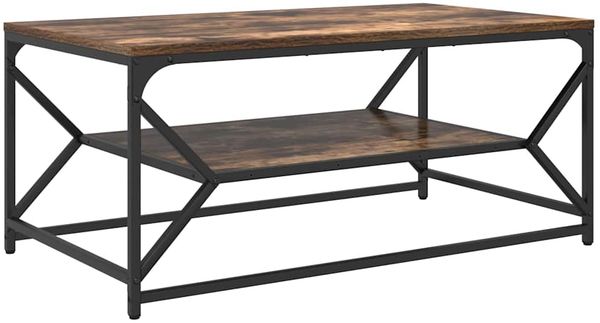vidaXL Couchtisch Geräucherte Eiche 90 x 50 x 40 cm 868233 Bild 7