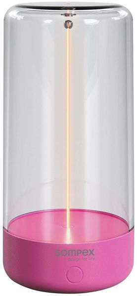 Sompex PULSE Akku Tischleuchte LED Dimmbar 3 Funktionen Neon Pink