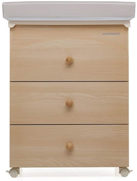 Foppapedretti IlBagnetto, Wickeltisch, 46 x 69 x 89 cm, 36 kg, naturbelassen