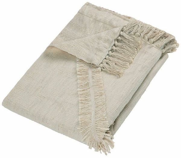 Mirabeau Tagesdecke Plaid Freya creme