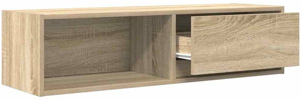 2 pcs TV-Schrank, Lowboard TV Sonoma-Eiche 100x31x25,5 cm Holzwerkstoff Bild 5