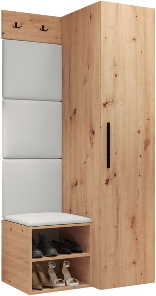 Garderoben-Set Mapreni III (Farbe: Artisan Eiche, Soft 017)