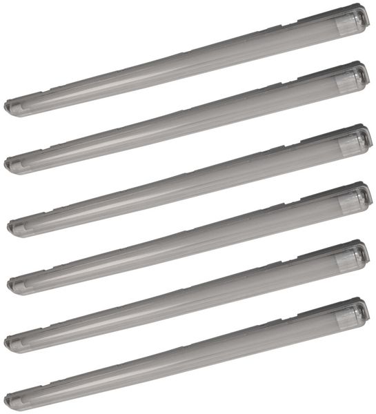 6er Set LED Wannenleuchten für die Fabrikhalle VT-12023