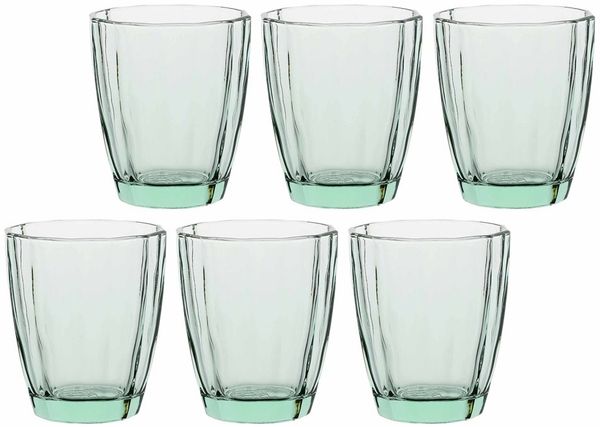 Rose&Tulipani Rose&Tulipani 6er Set Gläser 320 ml hellgrün R116500007Z