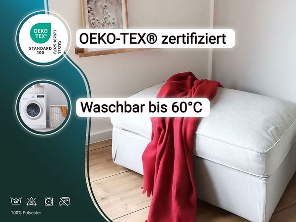 Wohndecke, ZOLLNER, 130 x 170 cm, 100% Polyester, In vielen Farben verfügbar