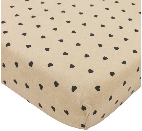 Meyco Spannbettlaken Print – Jersey – Sweet Heart