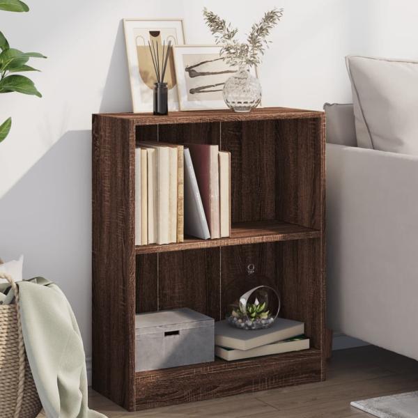 vidaXL Bücherregal Braun Eichen-Optik 60x24x76 cm Holzwerkstoff 815086