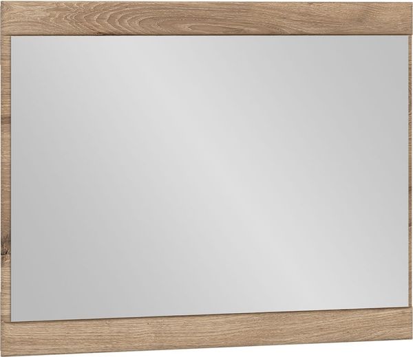 Spiegel Grainau / Grano, Holzwerkstoff, Holzfarben, 93 x 73 x 4 cm