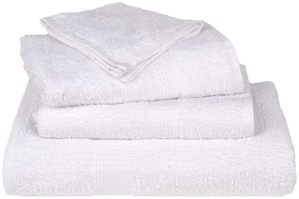 vidaXL Handtücher FROGN 2 Stk. Weiß 100x200 cm 360 g/m² 136665 Bild 4