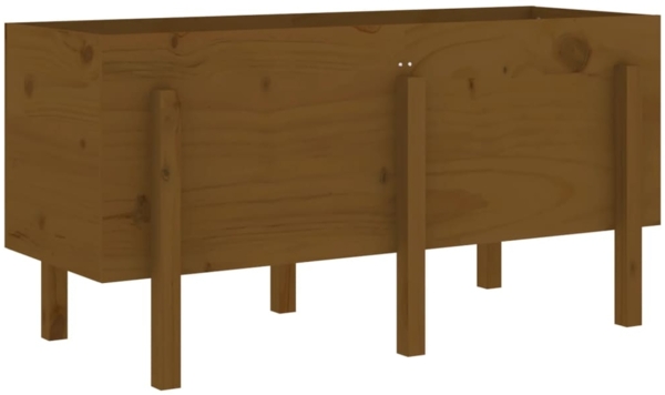 vidaXL Hochbeet Honigbraun 121x50x57 cm Massivholz Kiefer 825229