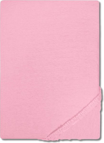 Setex Molton Köper Spannbettlaken rosa 90 x 200 cm