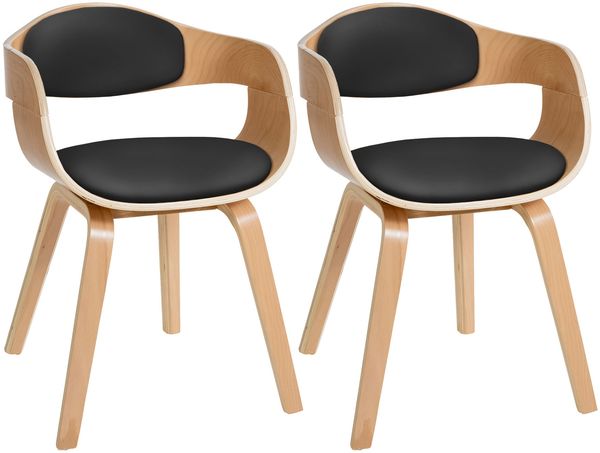 2er Set Stühle Kingston Kunstleder [319974]