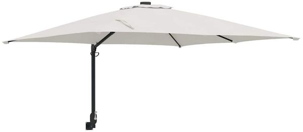 Garten-Sonnenschirm, Terrassenschirm Sand 248,5 x 247,5 x 160 cm
