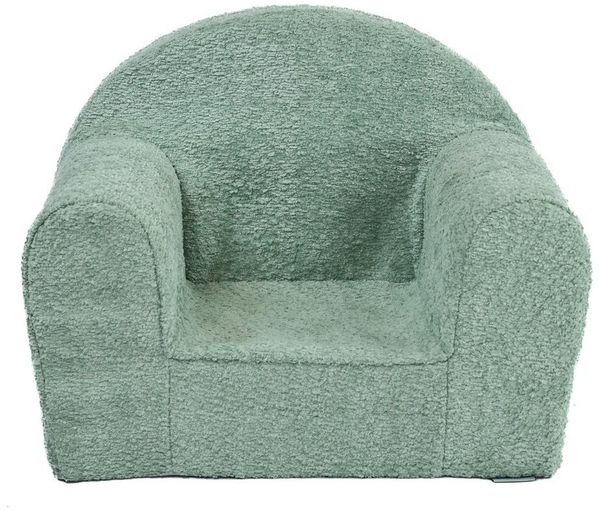 FORTISLINE Kindersessel Mini in Teddy-Stoff Kuschelsessel Babysessel Spielsessel rund, Der Bezug ist abnehmbar und waschbar