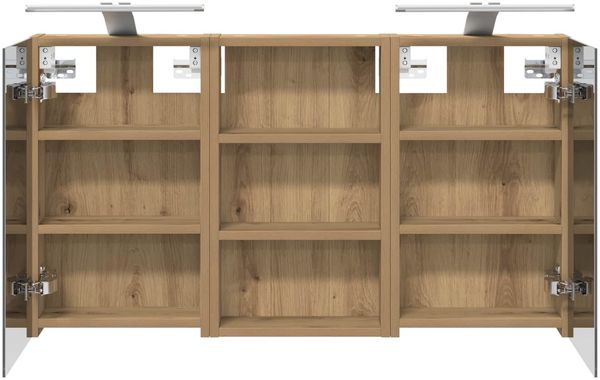 vidaXL Badezimmerschrank-Set 3 pcs 90 x 10,5 x 50 cm Holzwerkstoff 3403679 Bild 7