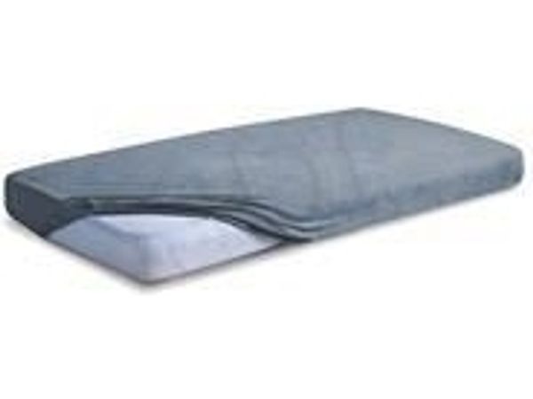 Matex Frottee-Spannlaken mit Gummi 150/160x190/200 PREMIUM Graphit - TPFPG160-44