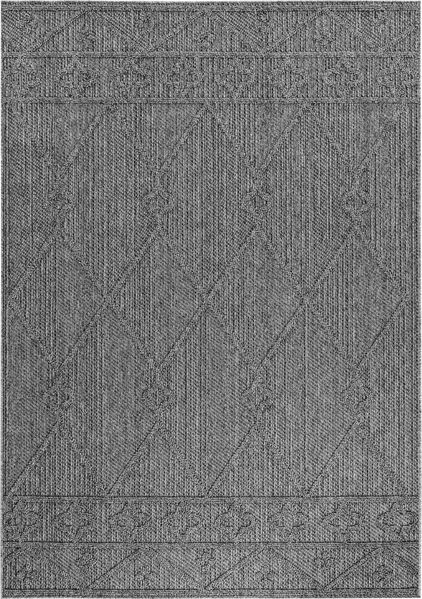 Outdoor Teppich Piero rechteckig - 160x230 cm - Grau