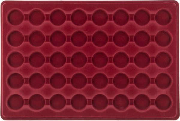 MC. Sammler Aufbewahrungsbox MC. Sammler Münztableau mit Schutzdeckel, Münzkoffer, Münzkassette, 40 Fächer - 31mm Ø