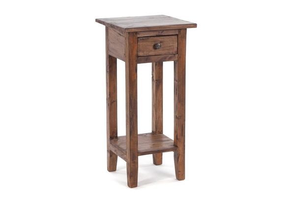 DESIGN DELIGHTS Telefontisch TELEFONTISCH "DRAWER 65", Mahagoni, 65x31x31 cm, Beistelltisch, Far