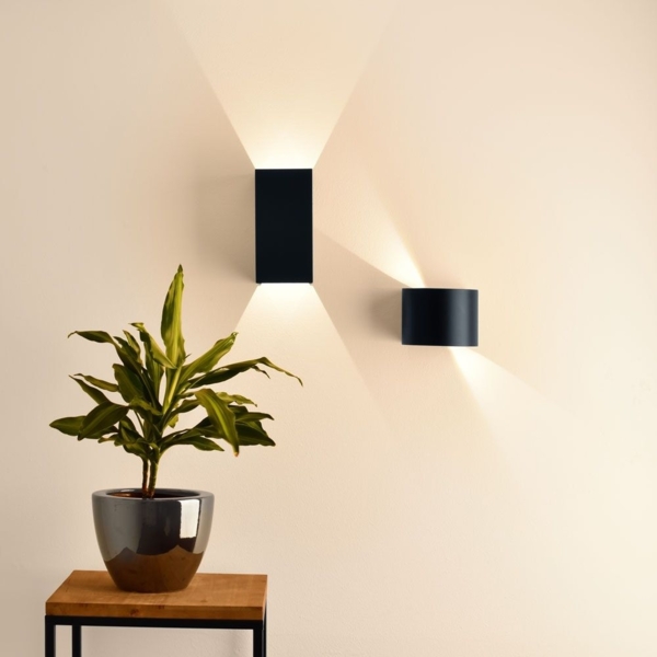 s.luce Ixa LED Wandlampe verstellbare Winkel Innen & Außen IP44 Anthrazit Bild 13