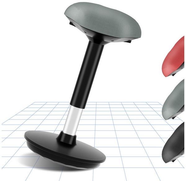 FLEXISPOT Drehhocker Drehhocker mit Gummifuß, Flexispot Bürostuhl, Ergonomischer Schreibtischstuhl, 30° Schaukelbar