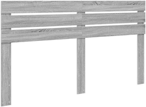 vidaXL Bettrahmen Graues Sonoma 200 x 200 cm Massives Kiefernholz 3411380 Bild 6