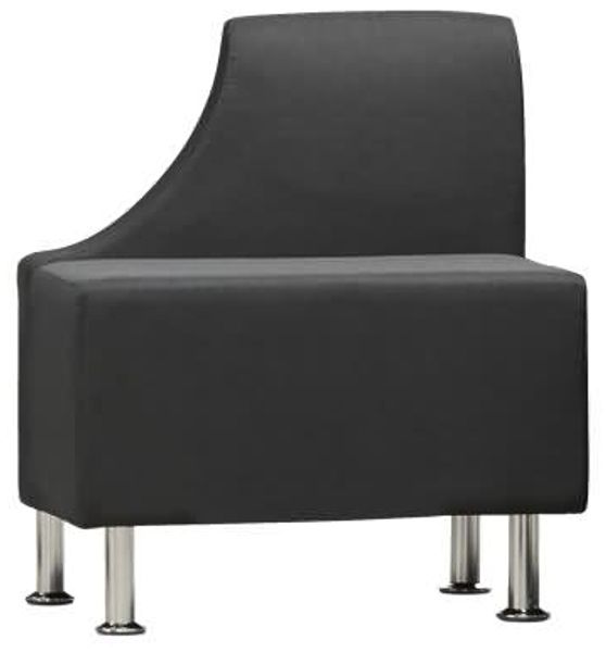 Rocada Sofamodul Rechts BeSoft 1803BBK-4 schwarz