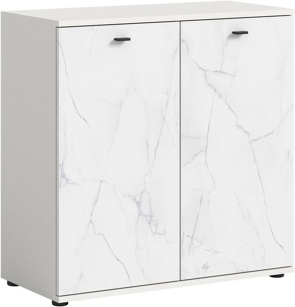 Home affaire Kommode CALCOLO, Breite 86 cm, 2 Türen mit Soft-Close-Funktion, 4 Fächer, Anrichte,Sideboard, Schrank