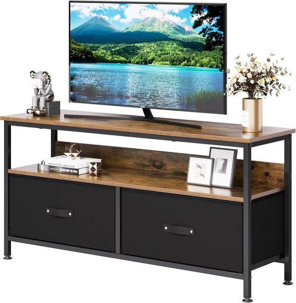 GarveeMore TV-Schrank Lowboard Fernsehtisch Fernsehschrank für Fernseher bis zu 55 '' Bild 5