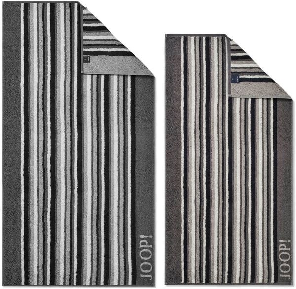 JOOP! Handtücher Move Stripes Anthrazit 1692 77 50 x 100 cm