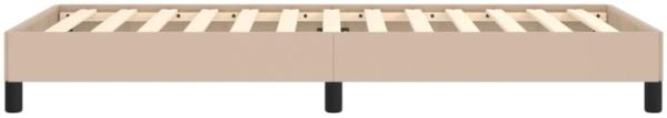 vidaXL Bettgestell Cappuccino-Braun 90x200 cm Kunstleder [346885] Bild 8