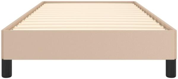 vidaXL Bettgestell Cappuccino-Braun 90x200 cm Kunstleder [346885] Bild 5