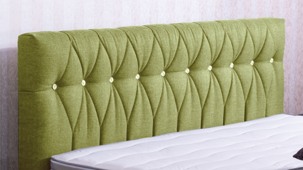 Meisterbetten Boxspringbett Cool 140x200 in WT-Apfelgrün, Matratzenbezug Nano, Komfortschaum-Topper Bild 4