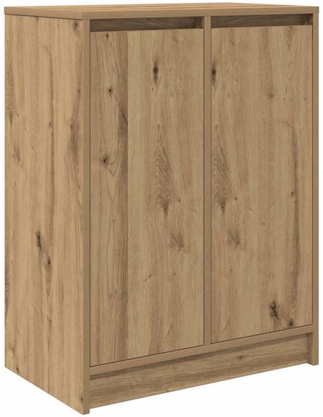 Schuhschrank, Schuhkipper für Flur, skandinavisch Artisan-Eiche 57x34x76 cm Holzwerkstoff