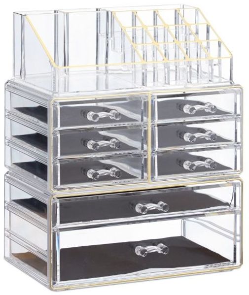 Relaxdays Make Up Organizer mit 8 Schubladen Bild 9