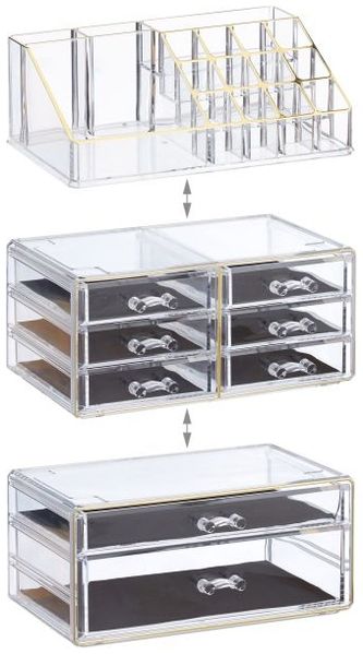 Relaxdays Make Up Organizer mit 8 Schubladen Bild 10