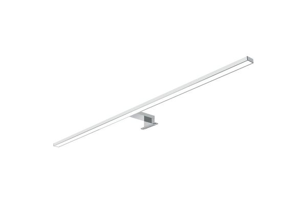 kalb LED Spiegelleuchte 100cm LED Badleuchte Badlampe Spiegellampe 230V, silbergrau, neutralweiß