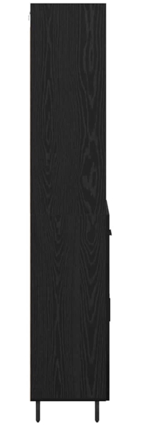 vidaXL Highboard Schwarz Eichen-Optik 69,5 x 34 x 180 cm 3416120 Bild 8