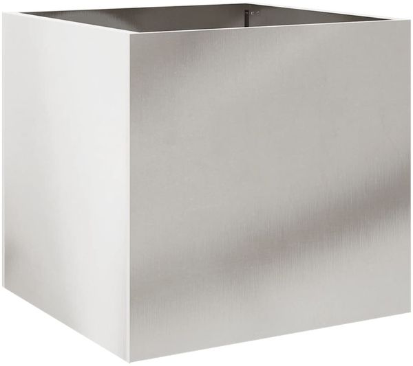 vidaXL Pflanzkübel Silbern 42x40x39 cm Edelstahl 841555 Bild 6