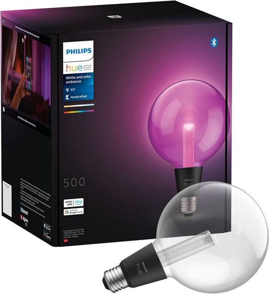 Philips Hue White & Col. Amb. Lightguide Giant Globe G125 E27