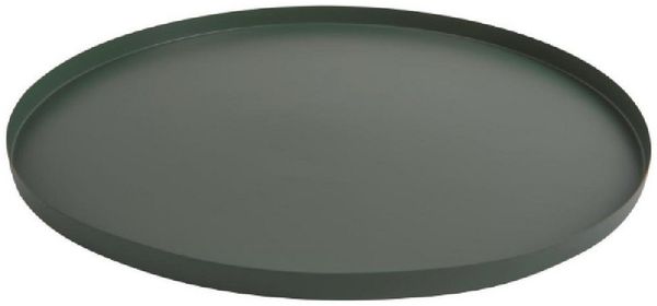 Present Time Tablett Round Iron Jungle Green PT3536DG