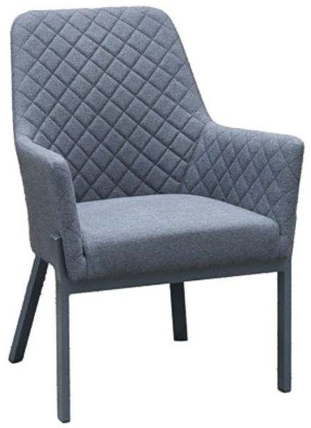 2er Set CLEMENTO Rafael Dining Sessel Aluminium/Sunbrella