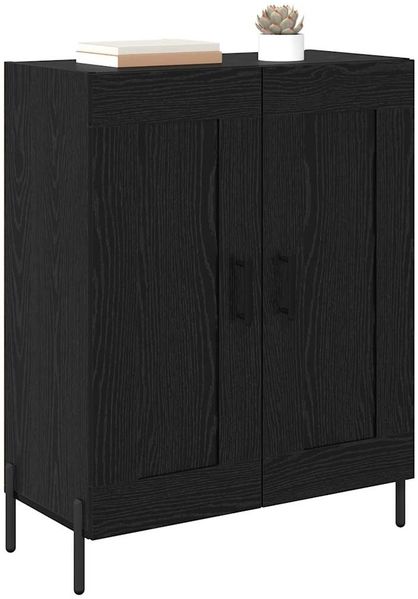 vidaXL Sideboard Schwarz Eichen-Optik 69,5 x 34 x 90 cm 881605 Bild 3