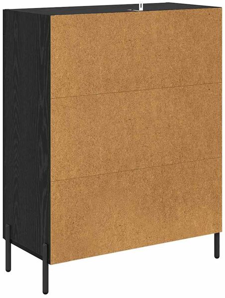 vidaXL Sideboard Schwarz Eichen-Optik 69,5 x 34 x 90 cm 881605 Bild 8
