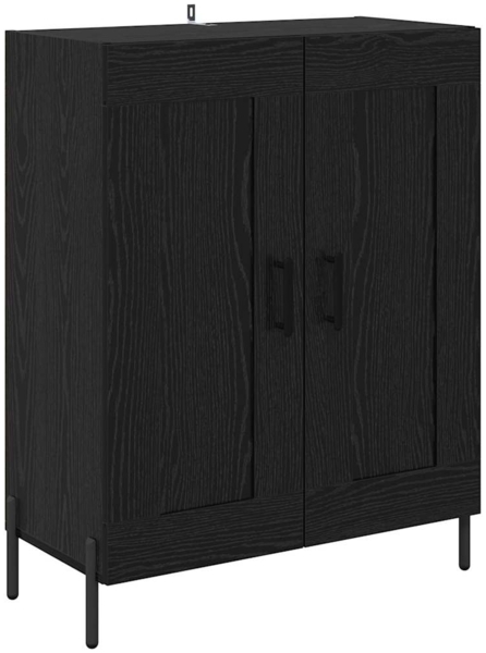vidaXL Sideboard Schwarz Eichen-Optik 69,5 x 34 x 90 cm 881605