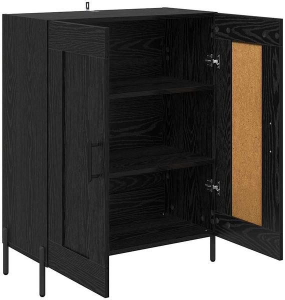 vidaXL Sideboard Schwarz Eichen-Optik 69,5 x 34 x 90 cm 881605 Bild 5